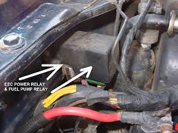 The eec power relay not only supplies battery voltage to the fuel injection computer (also known as the e.e.c. 1987 E 150 Lx Cargo Van No Power To Fuel Pumps Page 2 Ford Truck Enthusiasts Forums