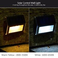 10 Pieces Led Solar Stair Lights Solar Powered Step Lights Outdoor Lighting For Steps Paths Patio Waterproof Deck Solar Lights Shop For Solar Products Here