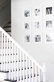 Black And White Gallery Wall On Stairway Staircase Wall Decor Stairway Gallery Wall Gallery Wall Stairs
