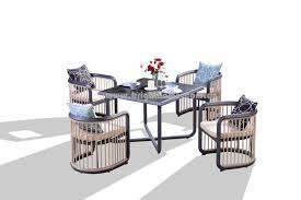 Clarion outdoor dining table and 6 swivel chairs. China Wholesale Modern Special Metal Frame Hoteal Garden Leisure Whole Aluminium Outdoor Dining Furniture China Outdoor Furniture Garden Furniture