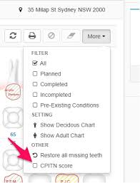 Improvement Cpitn Score In The Charting Feature Core Practice