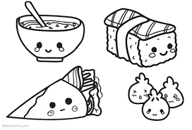 Explore 623989 free printable coloring pages you can use our amazing online tool to color and edit the following food with faces coloring pages. Food Cartoon Food Cute Coloring Pages Novocom Top