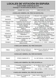 Lo ha hecho sobre todo gracias al voto urbano (o más bien capitalino) y de clase acomodada. Elecciones Generales Peru Como Votar En Espana Y Cuales Son Los Plazos De Voto As Peru