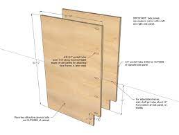 Each kitchen base cabinet plan page will have a corresponding 'cutlist calculator' that will work out the size automatically for you. 36 Sink Base Kitchen Cabinet Momplex Vanilla Kitchen Ana White