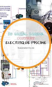 Schema Coffret Electrique Piscine Programmateur Electrique Pour Tableau Schema De C Blage D Un Ment Ins En 2020 Tableau Electrique Triphase Piscine Schema Electrique