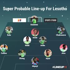 © 2021 mjh life sciences™ and pharmacy times. Lesotho V Nigeria Super Eagles Probable Starting Eleven In Afcon Qualifier Best Choice Sports