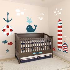 Nursery Nautical Theme Growth Chart X Large Wall Decals