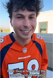 The 30 Year Old at The College Tailgate