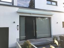 Grosses Glasvordach Vordach Glas Glasvordach Eingangsuberdachung