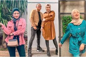 Lip matte lokal maskproof cocok digunakan saat memakai masker. 9 Style Hijab Nathalie Holscher Pasangan Sule Yang Trendi Dan Kece