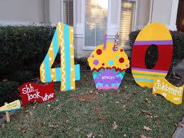 Birthday Lawn Signs Rental Long Island Big 40 Birthday Celebration And Cupcake Happy Birthday Yard Signs Birthday Yard Signs Happy 40th Birthday