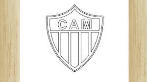 Escudo ultrametalizado atletico mineiro | brasil. Como Desenhar O Escudo Do Atletico Mineiro Youtube