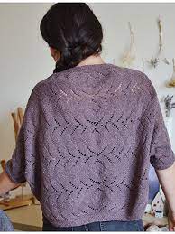 Knit and designed by adele huey mccall. New Knitting Patterns Iris Shrug Knit Pattern