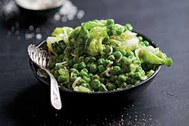 Fresh Peas With Lettuce And Green Garlic Green Peas Recipes Green Garlic Recipes Pea Recipes