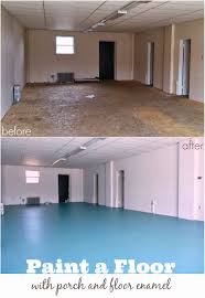 Dans Le Lakehouse Diy Painted Particle Board Floor Mmmm Teal Paint Particle Board Particle Board Floor Diy Flooring