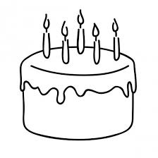 Birthday Wishes Clip Art Black And White Happy Birthday Wishes And Quotes For Your Sister Cake Drawing Birthday Cake Illustration Birthday Cake Clip Art