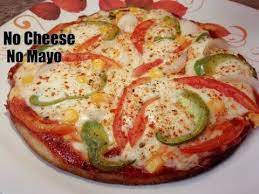 Pizza Without Cheese No Cheese No Mayo No Cream Pizza Recipe Tawa Pizza Cheese Recipe Anju S You Pizza Recipes Easy Vegan Pizza Recipe Veg Pizza Recipe