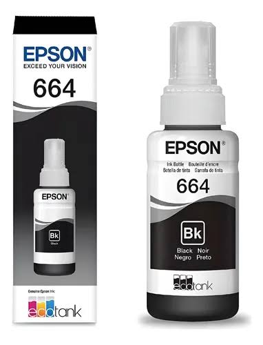 Tinta Epson Original 664 Negra