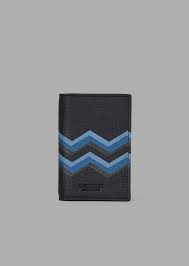 This credit card offer is currently unavailable. Business Card Holder In Leather With Colored Chevron Print Man Giorgio Armani