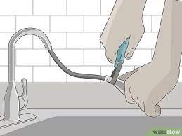 Low water pressure in the kitchen sink can be a very annoying problem, especially when you are cleaning or cooking. 4 Ways To Adjust Faucet Water Pressure Wikihow