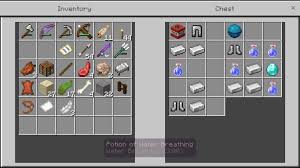 Open up a brewing stand, add blaze powder into the left slot for fuel. Anyone Else Had This Many Potions In One Treasure Chest I Got 15 Minutes Of Water Breathing From This Minecraft