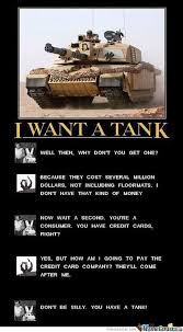 Lift your spirits with funny jokes, trending memes, entertaining gifs, inspiring stories, viral videos, and so much more. Tank Jokes