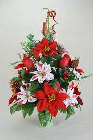 Shihui stone have been in providing the headstones/tombstones to the markets for usa,canada,uk,europe and australia for more than fiften years. No Cc003 Holiday Christmas Silk Flower Cemetery Cone Vase Arrangement Tombstone Christmas Flower Arrangements Christmas Floral Arrangements Cemetery Flowers