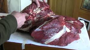 Cutting Up An Elk In The Wifes Kitchen