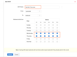 Only the logo and the calendar will be visible when you print this page. Onboarding Shift Management Zoho People
