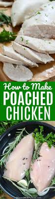 Using tongs, transfer the poached chicken to a cutting board. How To Make Poached Chicken Spend With Pennies