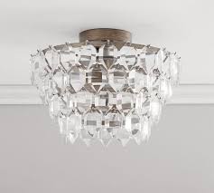 Alma Crystal Flush Mount Light Fixtures Flush Mount Crystals Flush Mount Lighting