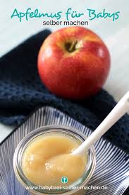 Rezept Apfelmus Fur Babys Selber Machen Babynahrung Apfelmus Babybrei Rezepte