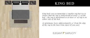 An area rug with a width of 5′ is best if your bed is again the wall so it doesn't extend to far past the queen bed. Everything To Know About Placing A Rug Under Your Bed