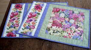 Free download this file now (787.31kb). Floral Placemats Quilted Table Mats Spring Summer Flowers Placemats Fabric Place Mats Handmade Table Quilts Set Of 2 Floral Placemats Placemats Patterns Mug Rug Patterns