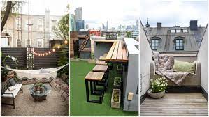 Desain rooftop garden memang jarang diaplikasikan pada desain rumah minimalis 2 lantai , karena fungsinya tidak jauh beda dengan balkon. 10 Desain Rooftop Sempit Untuk Tempat Bersantai Alternatif Seru Selain Buat Jemur Pakaian