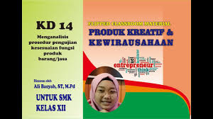 Silabus produk kreatif dan kewirausahaan smk kelas xii. Produk Kreatif Dan Kewirausahaan 14 Kelas Xii Smk Youtube