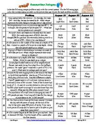 Free All Operation Integer Word Problems Summertime Coloring Activity Integers Word Problems Word Problems Integers