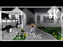 Bloxburg family house youtube house blueprints house. Bloxburg Cute Family Budget Home Exterior 8k Youtube Modern Family House Home Building Design House Exterior