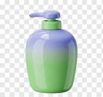 Frasco Minimalista Com Bomba Dosadora Em Tons De Roxo E ...