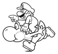 He repeatedly helped the plumber brothers in their fight against bowser and other villains. Yoshi Coloring Pages Print Dinosaur From Mario Wonder Day Coloring Pages For Children And Adults