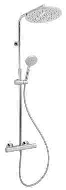 Alterna Colonne De Douche Concerto 3 Avec Mitigeur Thermostatique Chrome Decoceram