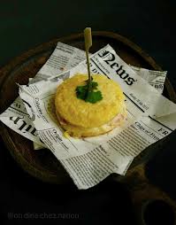 Une Facon Differente De Preparer Un Croque Monsieur Grace A La Polenta Croque Monsieur Polenta Recette Croque Monsieur