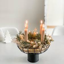 Doch welche geschichte hat der adventskranz? Diy Trockenblumen Adventskranz Sophiagaleria