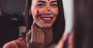Woman With Face Paint · Free Stock Photo