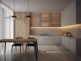 Lampu dinding berbentuk scone, terutama yang memiliki lengan panjang dan lengkungan seperti angsa dalam desain di atas, akan memberikan sentuhan mewah dan elegan ke dalam dapur anda. Tips Memasang Pencahayaan Di Dapur