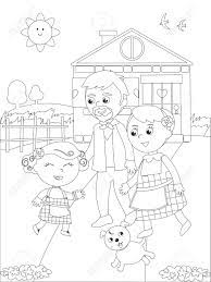 le magicien d oz petite fille dorothy de retour a la maison avec ses grands parents coloriage clip art libres droits vecteurs et illustration image 93989155 coeur