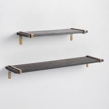 Black Wood Mix Match Wall Shelf Collection V2 Wall Shelves Design Shelf Brackets Shelves
