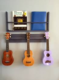 68″ tall, 5 tier,the diameter of the pipe is. Obsessive Constructive A Very Ukulele Christmas Guitar Wall Ukulele Guitar Wall Hanger