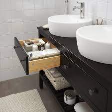 Bathroom vanities (45 to 50 inch) with theme: Hemnes Bathroom Vanity 2 Drawers Black Brown Stain 48 122 Cm Ikea