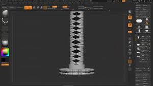 Skillshare Mastering Hard Surface Modeling With Zbrush And Maya Zbrush Lesson Creating A Katana Handle Sponsored Social Media Design Graphics Zbrush Poster Design Inspiration